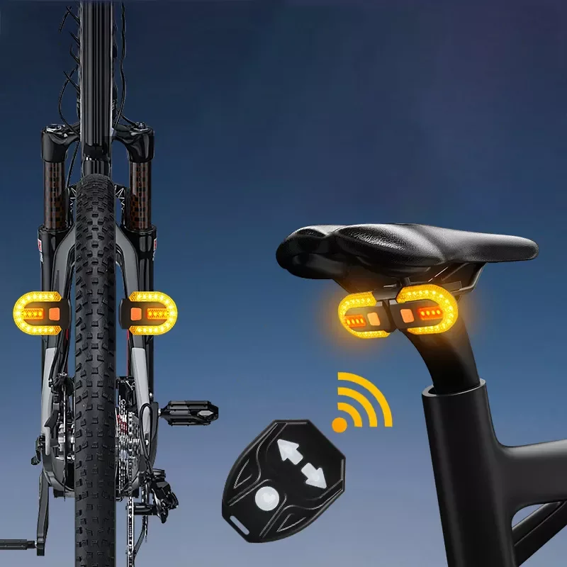 Bici Luce 15000 Fanale Posteriore Bici Con Frecce E Telecomando