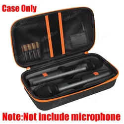 Portable EVA Wireless Microphone Storage Bag & Carrying Case (Oxford Black)