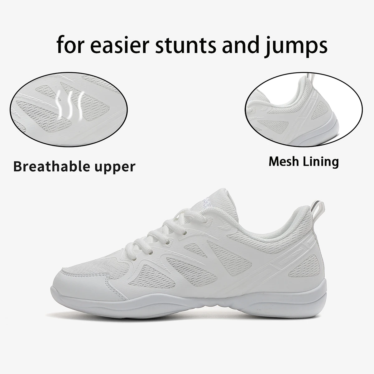 Description Picture 2 of itemMarwoo 2415 Women's Cheerleading Dance Sneakers Children's Lightweight Cheerleading Training Walking Tennis Fashion Sneakers