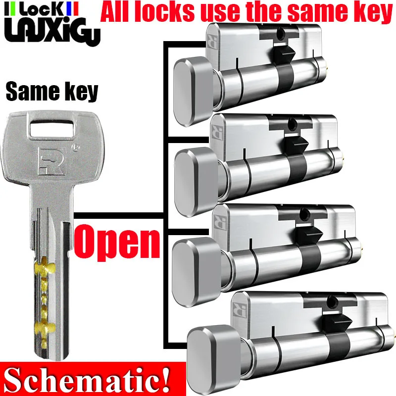 All locks use the same key one opens all Lock cylinder Door lock Entrance door Cylinder | Обустройство дома