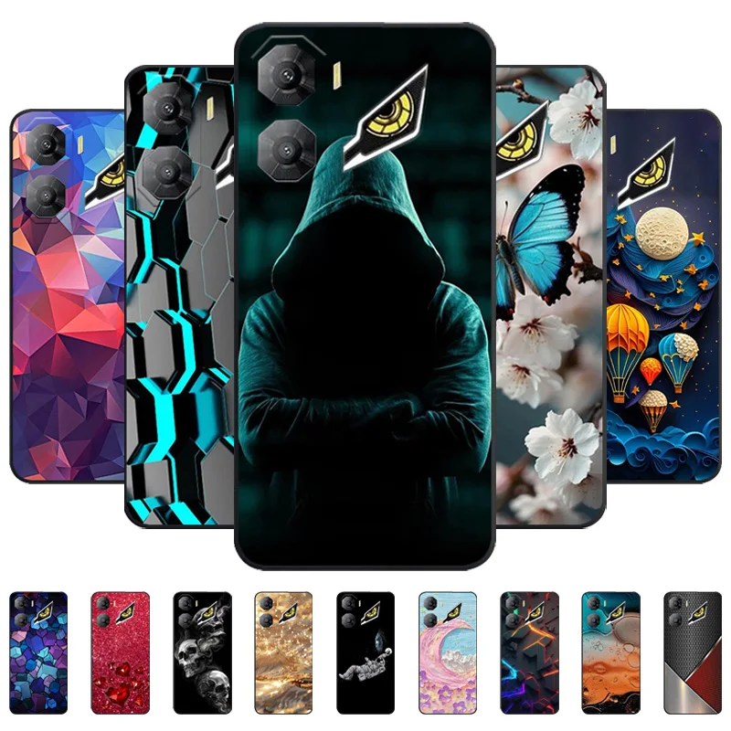Shockproof Silicone Back Cover with Camera Protection