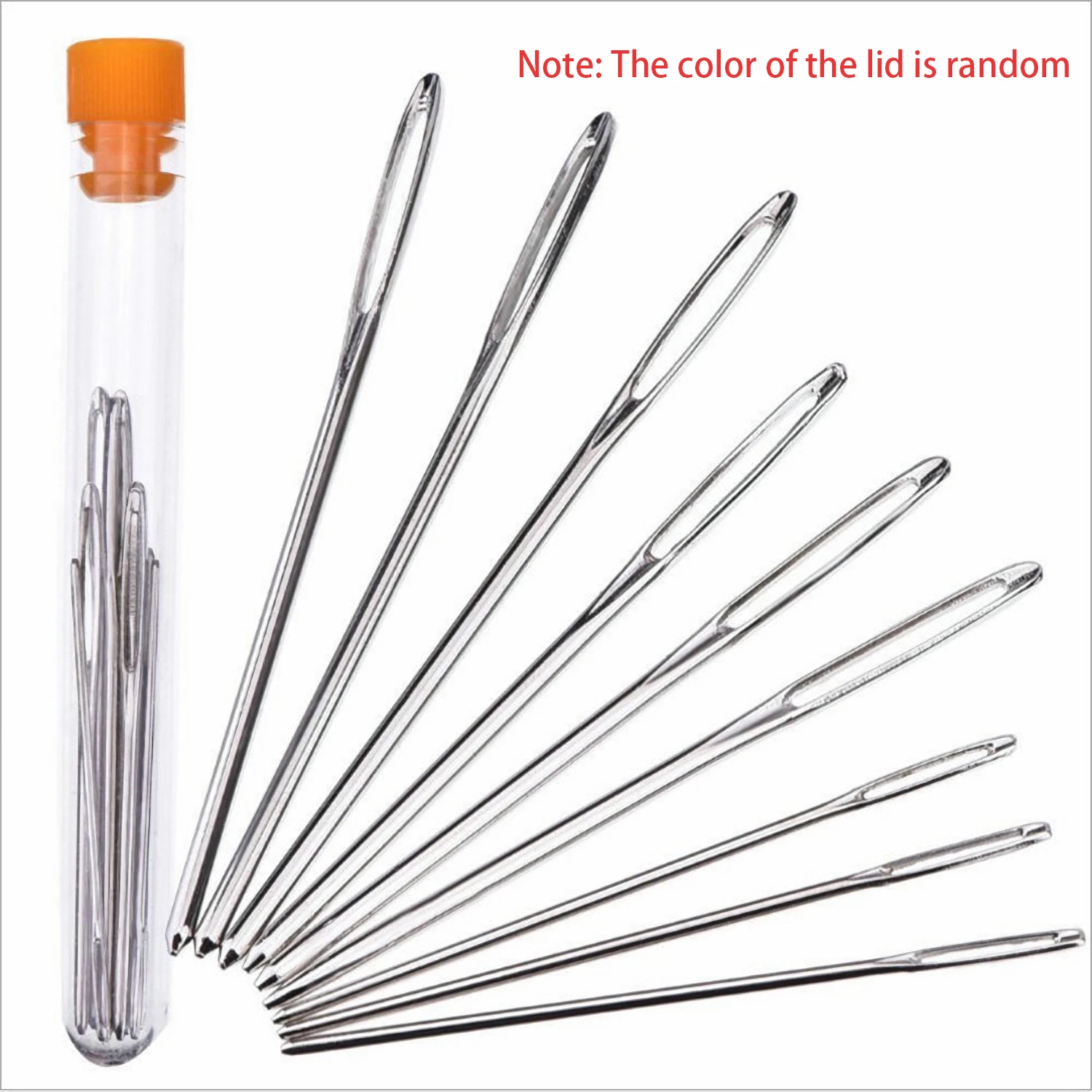 Large Eye Blunt Sewing Needles Cross Stitch Knitting Needle Handmade Leather Embroidery Thread Needle Sewing Accessories 9 PCS sewing needles