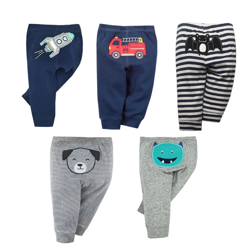 Baby Leggings Cotton Soft Infant Trousers 3/4/5PCS/LOT