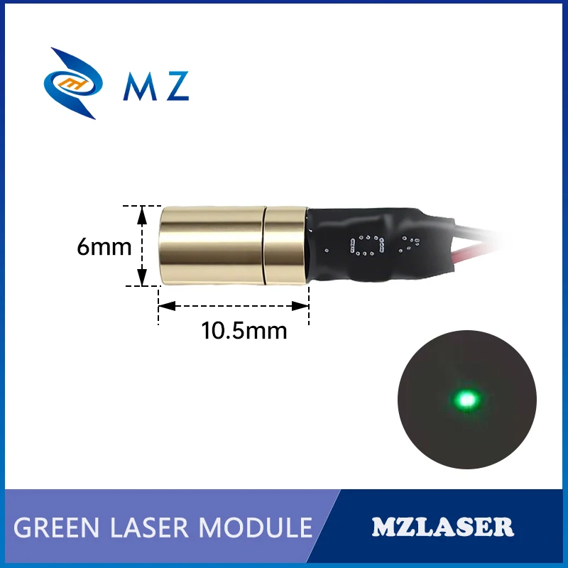 경제적인 미니 소형 그린 도트 레이저 모듈 520nm D6mm 0.5mW 1mW 5mW 3V 실용적인 산업용 등급 목공 부품용