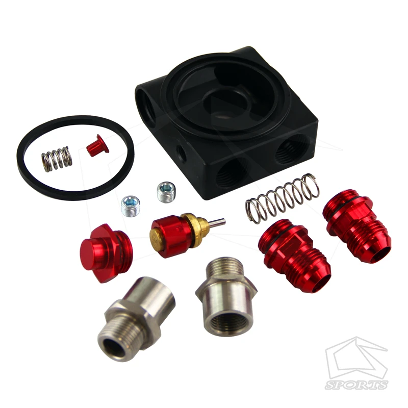 3/4 "16 UNF/M20 X1.5 AN10 FILTRO DE enfriador termostato adaptador de placa sándwich| | - AliExpress