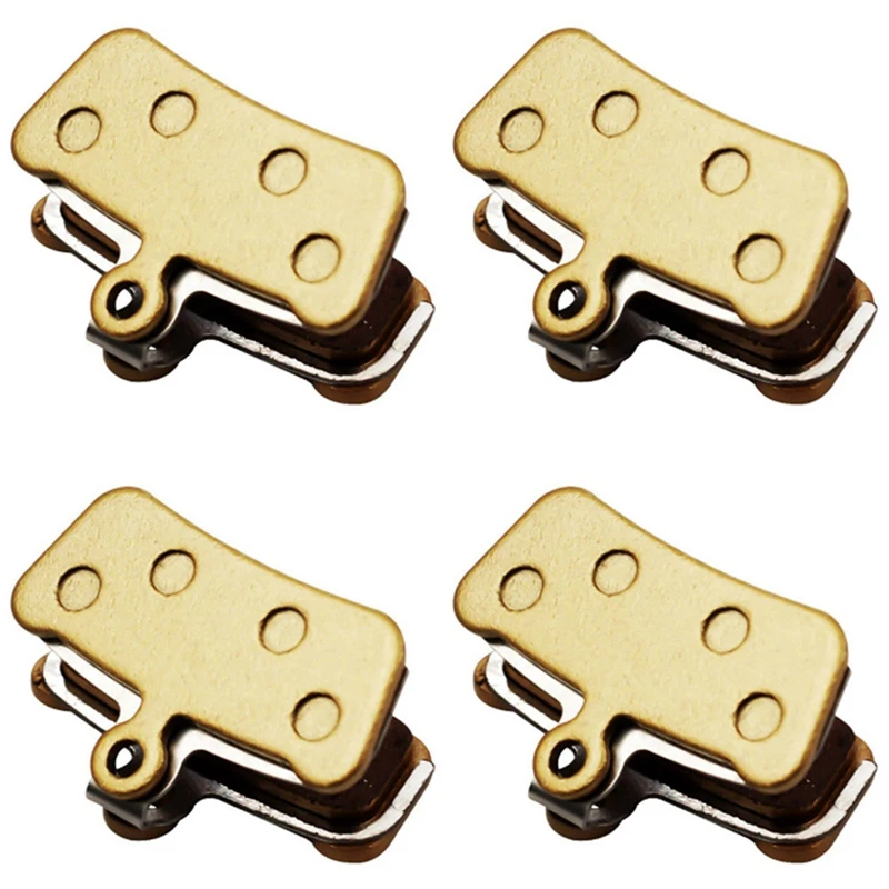

4 Pairs Mountain Bike Metallic Disc Brake Pads For SRAM Guide RSC/RS/R Avid XO E7 E9 Trail 4 Pistions