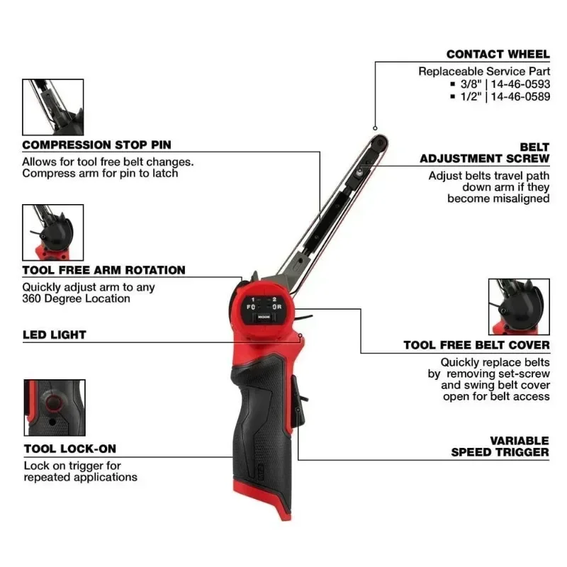 Band File Milwaukee M12 FBFL10/2482 M12 FUEL&trade; 3/8
