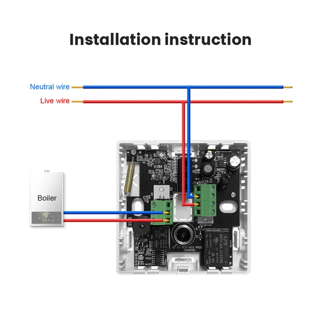 Matosio - Termostato inteligente con conexión WiFi para caldera OpenTherm o  control ON/OFF, Greenstar TH623 - Termostato inalámbrico programable :  : Bricolaje y herramientas