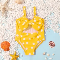 NEW 3-24M Toddler Baby Girls Swimwear Cute Summer Infant Baby Dots Swimsuit Newborn Baby One Piece Bathing Suit Beachwear 4