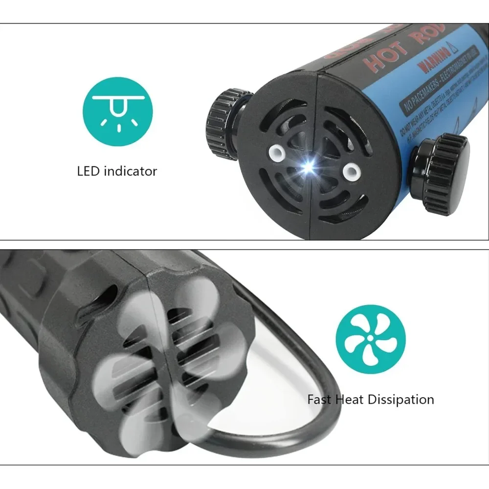 Pakowin Magnetic Induction Heater Kit - 1200W 110V Hand Held Induction Bolt Removal Tool with 8 Coils and Portable Toolbox 5