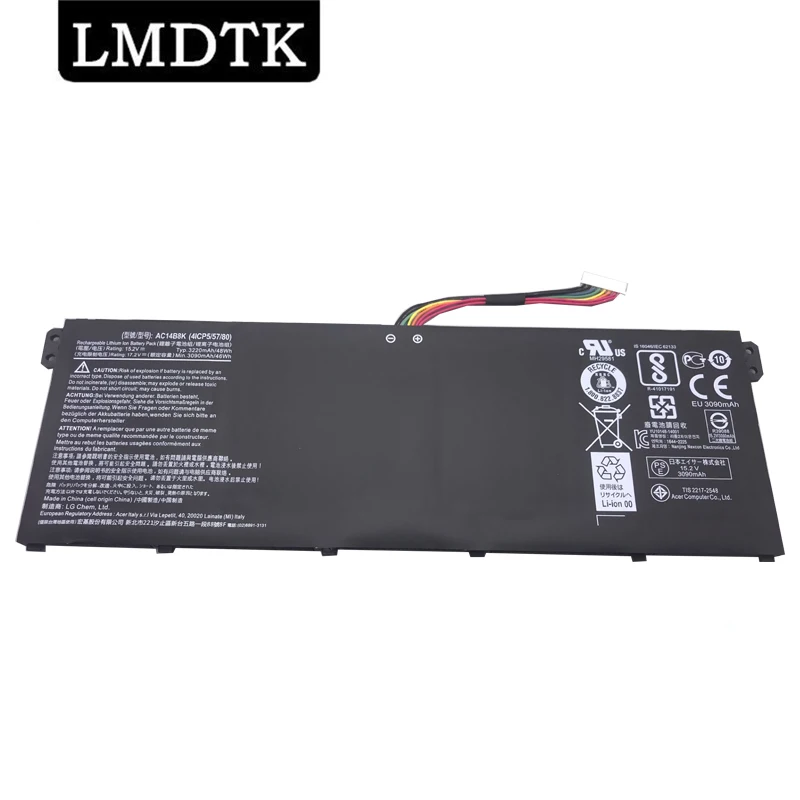 

LMDTK Новый AC14B8K Аккумулятор для ноутбука Acer Aspire CB3-111 CB5-311 512 520 531