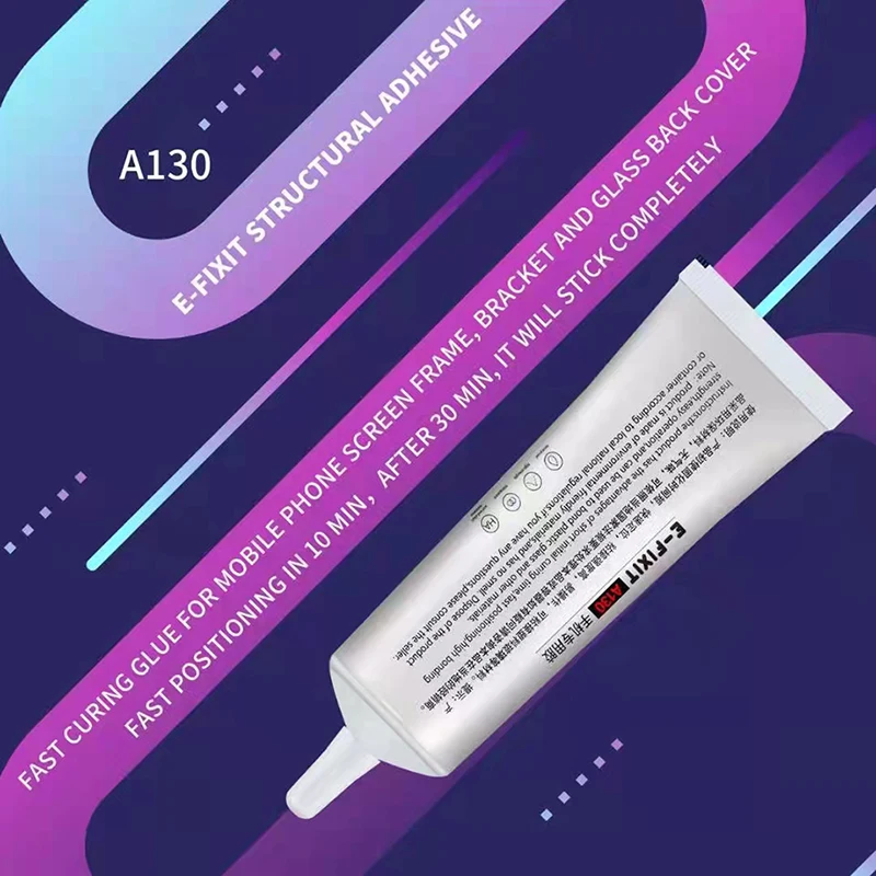 Mobile Phone Adhesive E-FIXIT A130PPD50ML Quick Curing Adhesive Suitable for Repairing The Back Cover of The Touch Screen Shell Frame of Mobile Phones