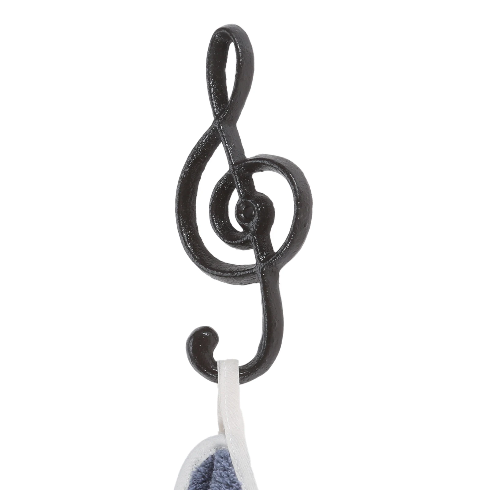 1set Music Note Shape Hook Iron Wall Hanger Unique Home Decor Vintage European style Kitchen Bathroom Coats/towel/Key/Hat/Bag 6