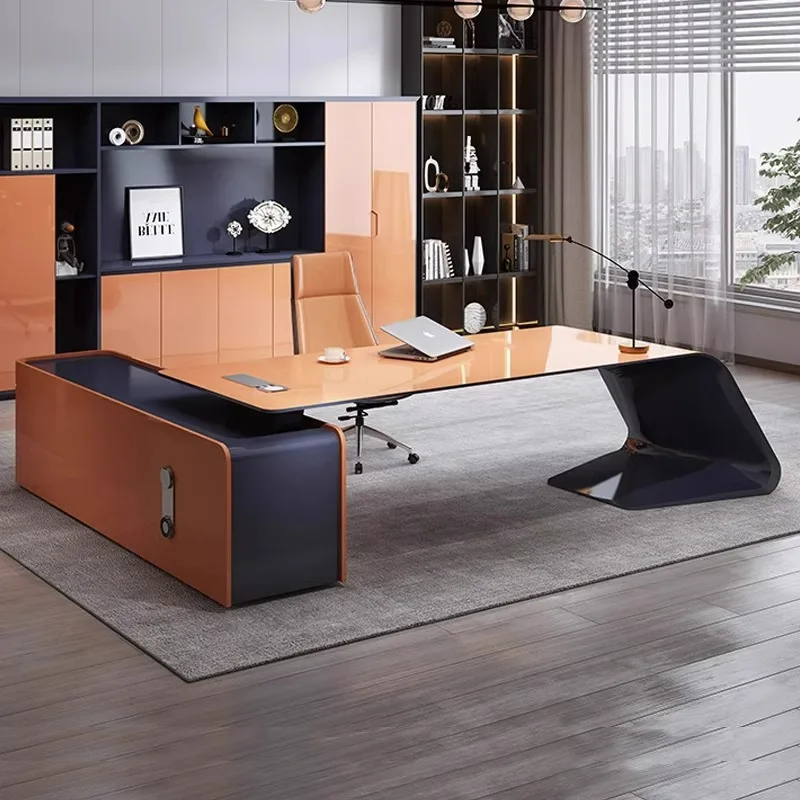 Laptop Stand Office Desks Luxury Computer Bedroom Counter Corner Writing Desk Metal Tavolo Scrivania Ufficio Italian Furniture