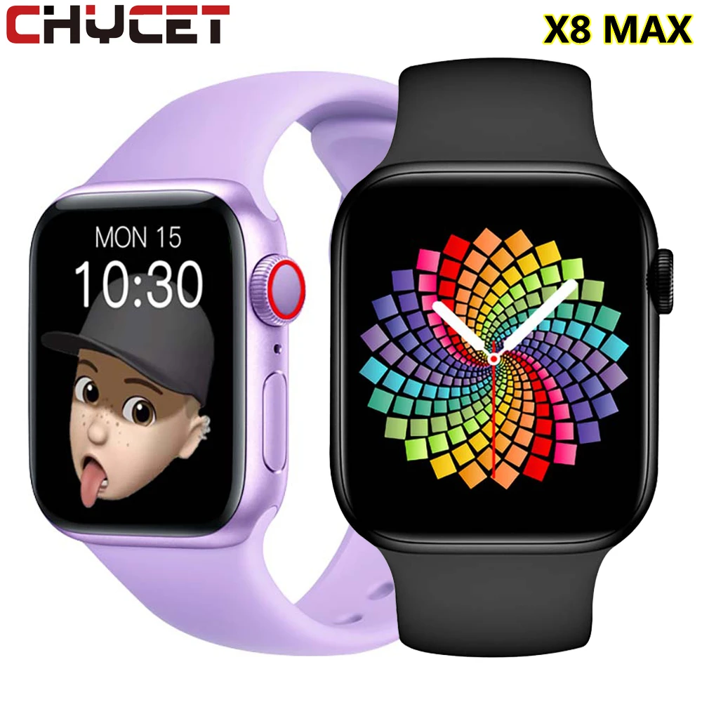CHYCET 2022 Smart Watch Men Woman Original X8 Max Sports Smartwatch Sleep Heart-rate Monitor IWO Watches For IOS Android Xiaomi