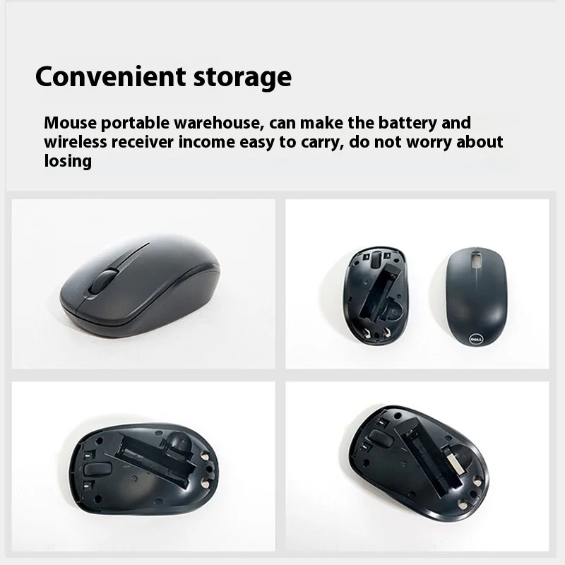 2.4Ghz Wireless Optical Ergonomic Gaming Mouse For DELL WM126