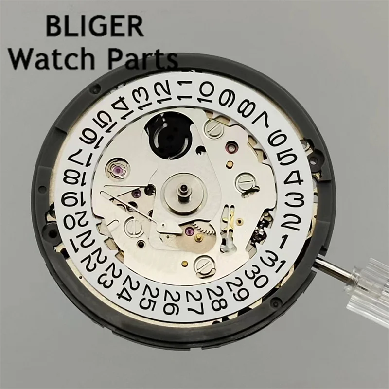 

Japan Genuine NH35 Automatic Mechanical Movement High Accuracy 24 Jewels NH35A Date at 3:00 Crown at 3.0/3.8 O'clock