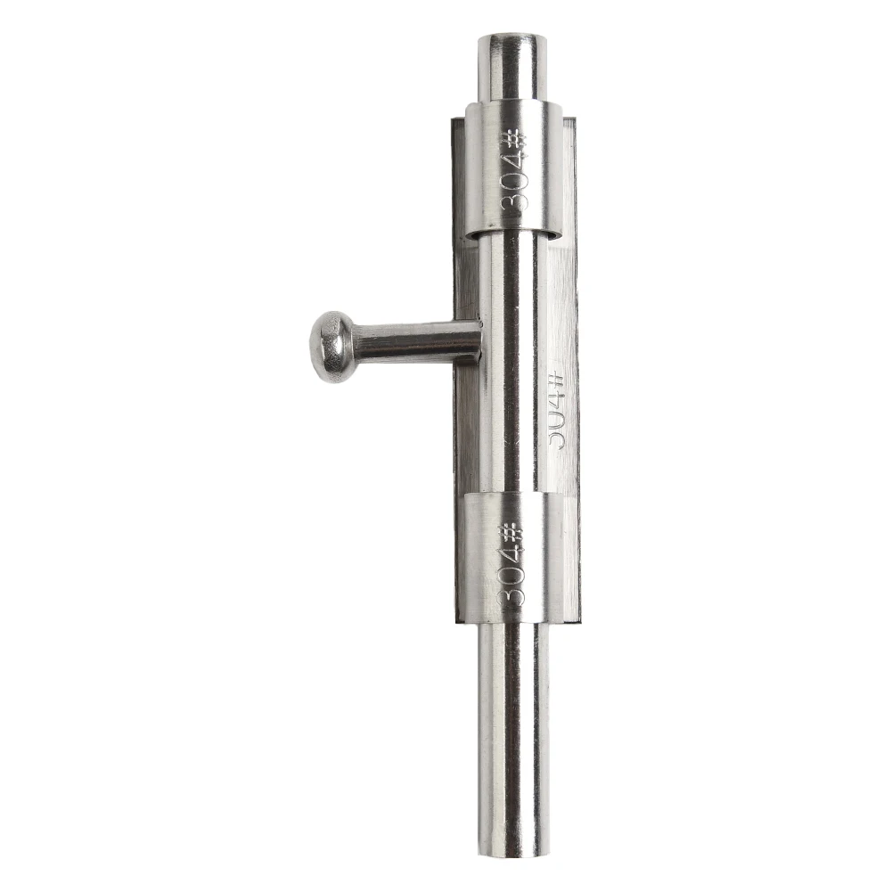 1Pcs 5.5Inch Stainless Steel Door Latch Sliding Lock Bolt Latch Hasp Staple Gate Safety Lock Home Improvement Hardware