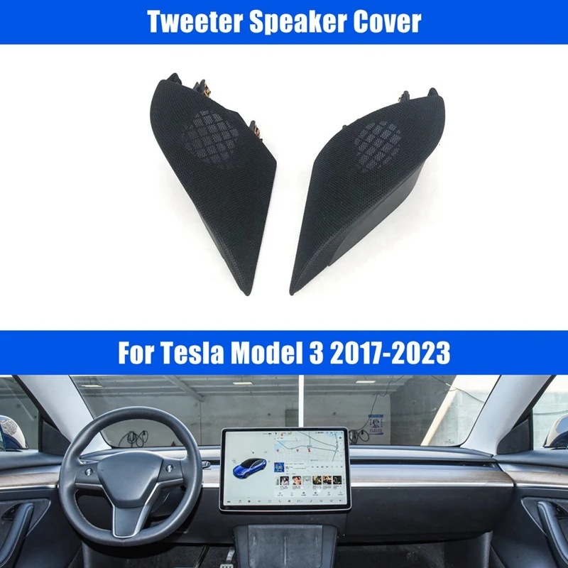 

Подходит для Tesla Model 3 2017-2023 автомобильный передний левый боковой динамик крышка динамика 1095657-00-F Замена