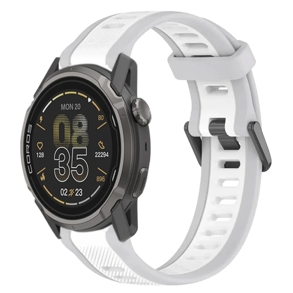 Sports Silicone Strap - Comfortable All-Day Wear Bracelet, Available in 18/20/22mm Sizes