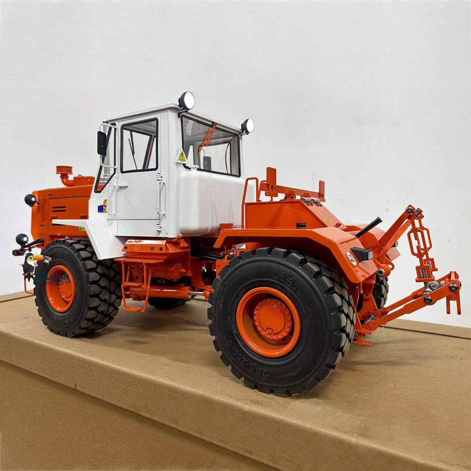 T150K RC Metal Hydraulic Tractor 1/12 Painted Assembled Remote Control Agricultural Trucks Cars FlySky I6S Light Sound ESC Toy 4