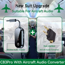 Dual-Function Bluetooth Audio Transmitter & Receiver with 3.5mm AUX Connection (With AP Converter)