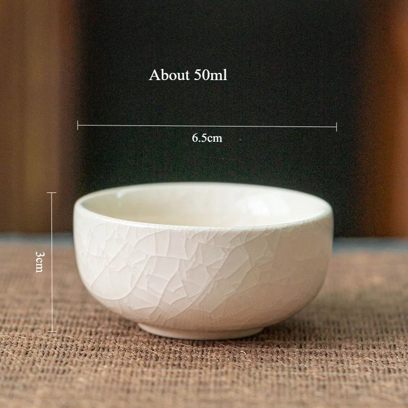 4pcs China Ceramic Kiln Change Teacup Temmoku Glaze Porcelain Tea Cup Set Retro Jianzhan Master Cups Tea Bowl Home Drinkware