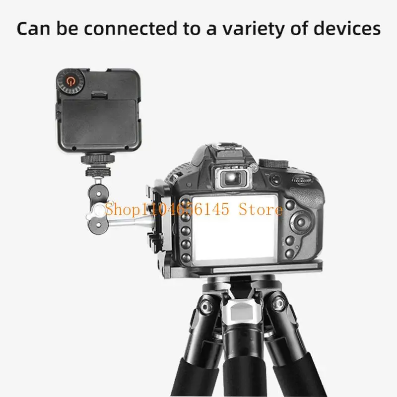 652F 알루미늄 합금 매직 볼 마운트 암(모니터 DSLR 카메라용 1/4인치 나사 포함)