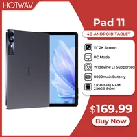 HOTWAV Pad 11 Tablet 11'' 2K Display Widevine L1 8000mAh Battery Pad 12(6+6)GB RAM 256GB ROM Quad-loud speaker PC Mode Tablet PC 1
