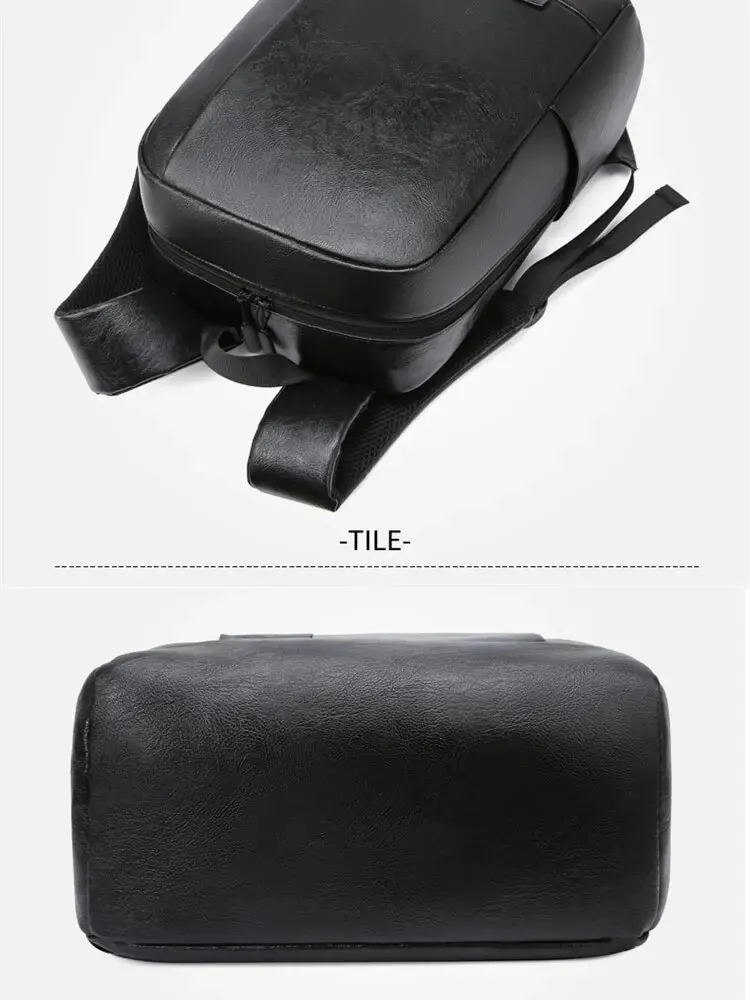 Sa2232e74fe1546c59c722854c209c5768 1 Pack 15.6 inches Men's Business Simple Computer Backpack USB Charging Lightweight Schoolbag Travel Commuting Mallzona