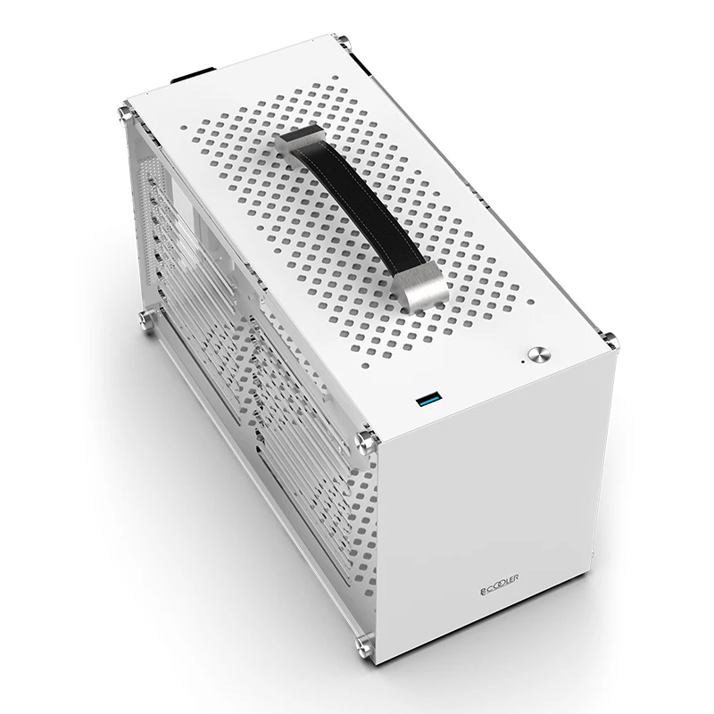 PC case pc chassis mini itx desktop case PcCooler I110 A4 Chassis Small Desktop Computer Case Support i7 12700 RTX4080 SFX PSU HTPC Mini ITX Hummingbird 2