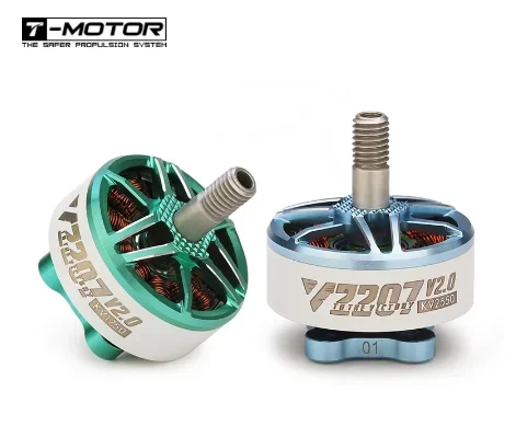 

T-motor VELOX V2.0 V2207 V2306 1750KV/1950KV/2550KV V2306 1950KV/2400KV 5~6S 4-6S 3-4S Motor for FPV Racing Drone