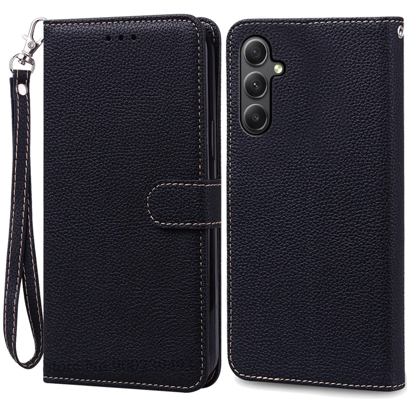 Elegant Leather Wallet Flip Case for Samsung Galaxy M35 5G