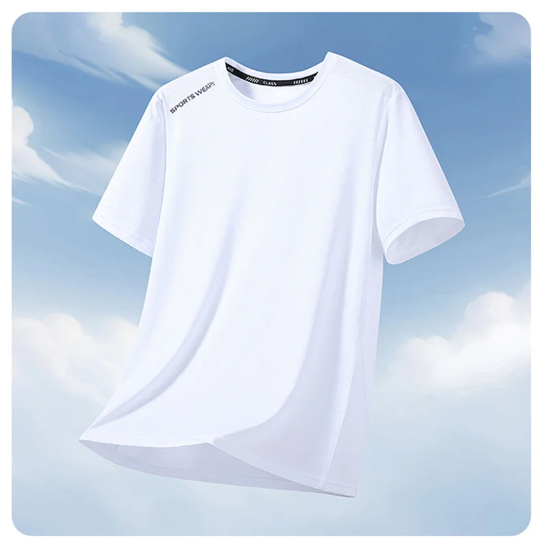 180 كجم 12xl 11xl 10xl 9xl تي شيرت الرجال اضافية كبيرة الحجم سريعة الجافة الجولة الرقبة قصيرة الأكمام المتضخم بلايز المحملة ملابس فضفاضة كبيرة