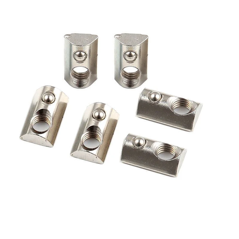 M3 M4 M5 M6 M8 rolovat v jaro t-nut s bál pro aluminium vytlačovací s profilu 20/30/40/45 řada aluminium  maticemi