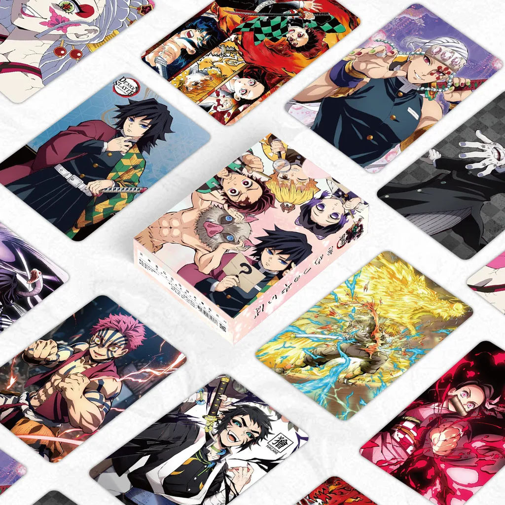 ألبوم جديد 55 أنيمي قاتل الشيطان ، بطاقات لومو ، ص...