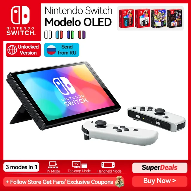 Mario Red Edition - Nintendo Switch OLED Model Joy‑Con Handle Enhanced  Audio Adjustable Console Stable TV Mode Video Game - AliExpress