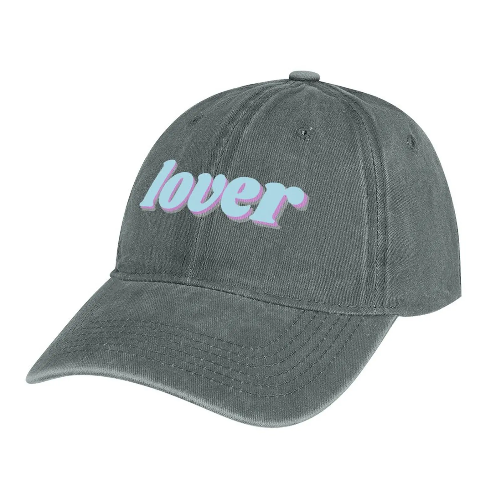 

retro lover print Cowboy Hat foam party Hat black Girl Men's