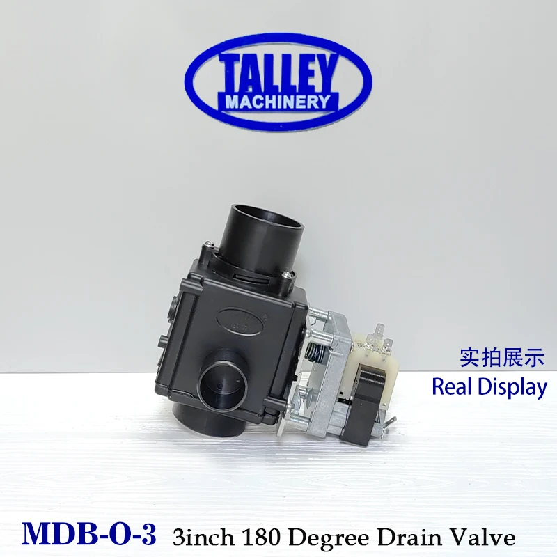 TALLEY 3inch 180degree Washer DRAIN VALVE DRAIN PUMP WITH OVERFLOW MDB-O-3 for SPEED QUEEN 380629 DEPEND O