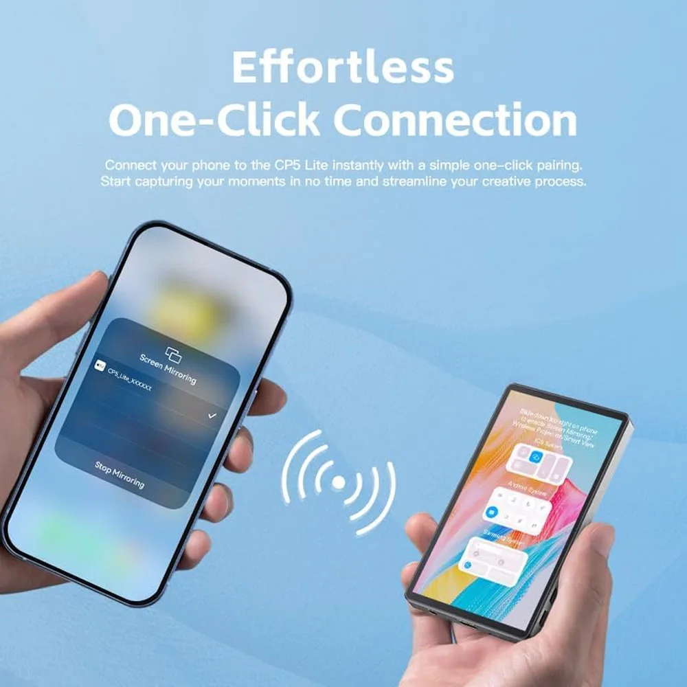 Smartphone Wireless Magnetic Monitor Screen For Smartphone Vlog Live Stream Video Recording Outdoor Selfie Assistanc