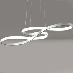 Sleek LED Kitchen Pendant Lamp with Remote Dimming - Modern Hanging Light Fixture for Bar and Dining Area Decor (3- colors no remote)