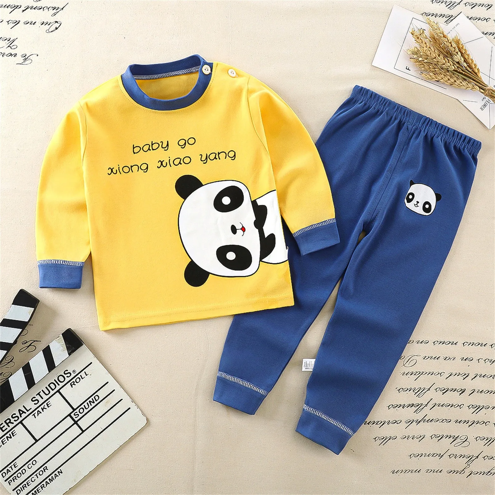 Toddler Kids Infant Newborn Baby Boys Girls Long Sleeve Cartoon Tops Pj&rsquo;s Pants Sleepwear Pajamas Size 3 Boy Pajamas 18 Months