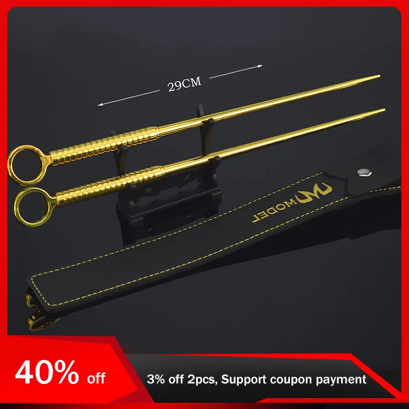 29cm SPY×FAMILY Anime Peripherals Weapon Model Yor Forger Sword Gifts Box Metal Kids Toy Sword Cosplay Gifts for Boys Decoration