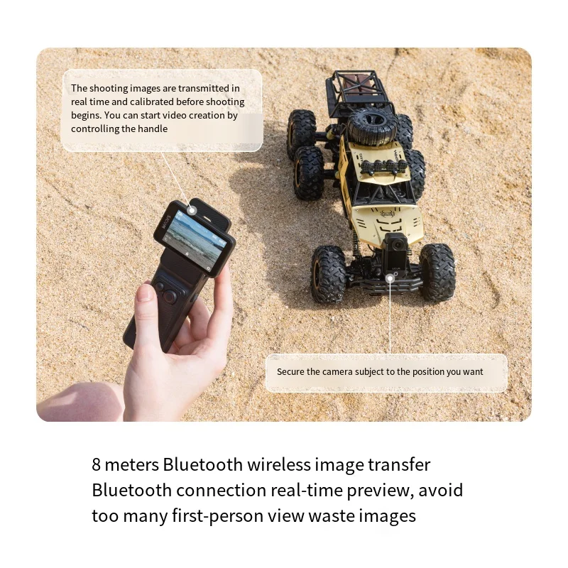 Poignée Batterie Télécommande SJCAM C400 - Accessoire Caméra Action 360