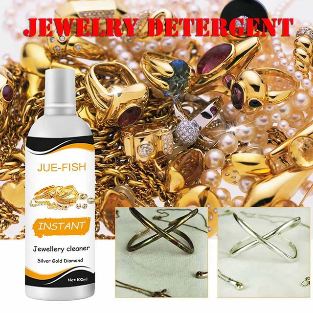 Jewelry Cleaner, Ultrasonic Cleaner Solution - Jewelry Cleaner for Gold,  Silver, Platinum Diamonds and Non-Porous Precious & Semi-Precious Jewelry 4