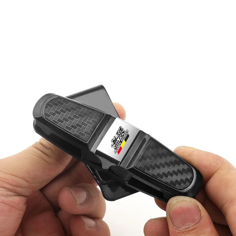 Universal Car Auto Sun Visor Glasses Box Sunglasses Clip Card Ticket Holder Stand Fastener Pen Case Eyeglasses Car Accessories M3ek - View #2