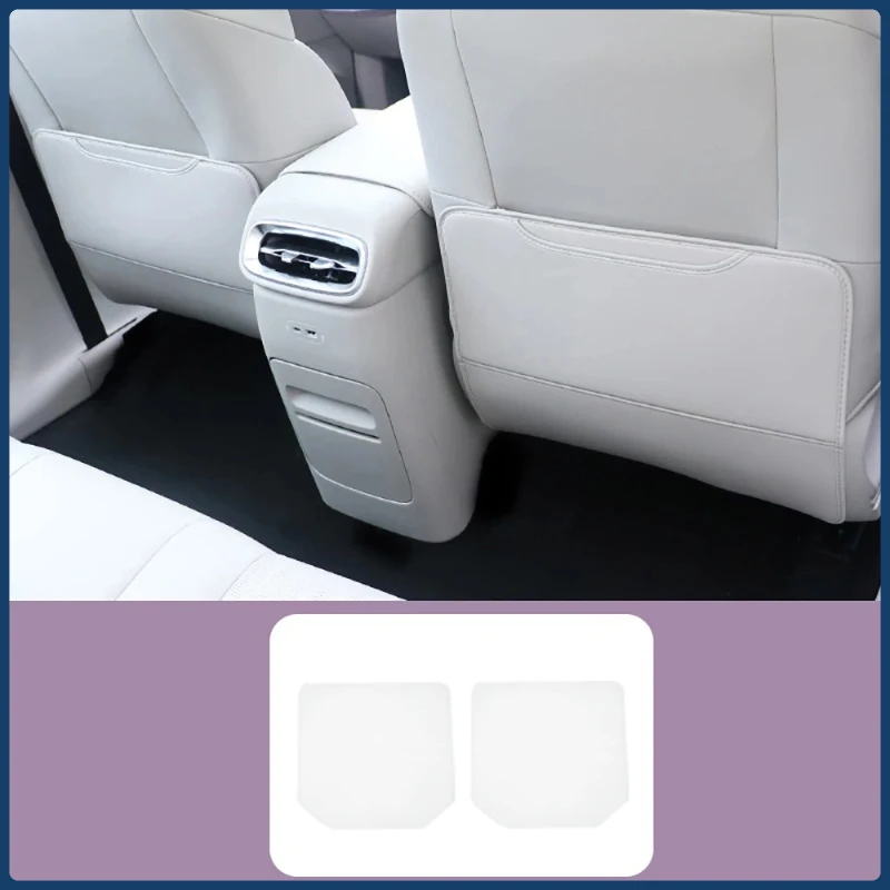 Leapmotor B10 가죽 시트 백 안티 킥 커버 내마모성 더러움 방지 보호 패드 자동차 인테리어 장식 액세서리