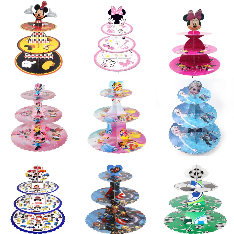 Disney Compleanno Per Bambini Minnie Princess Cake Decoration Minnie Mickey Frozen Cake Stand Decorazione Per Torta Festa Di Compleanno