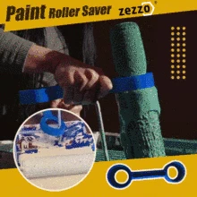 

Zezzo® Paint Roller Saver Easy to Clean Paint Roller Suitable for Different Sizes of Covers Cleaning Tool Dropshipping