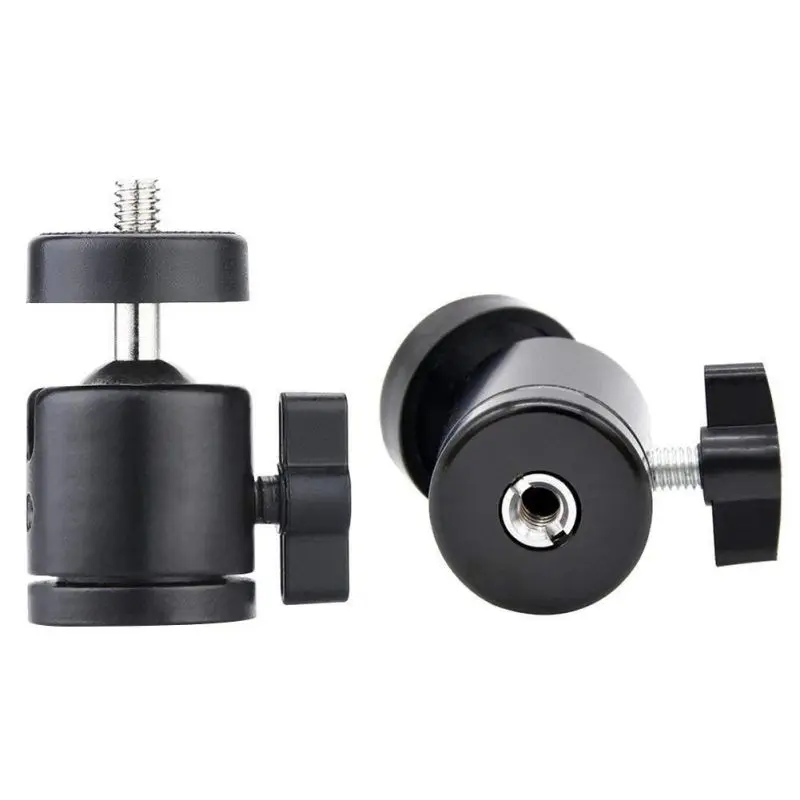 Universal Small Tripod Ball Head Ball With 1/4 "3/8" Adapter For DSLR Digital Camera Portable Flexible Camera Tripod Adapters